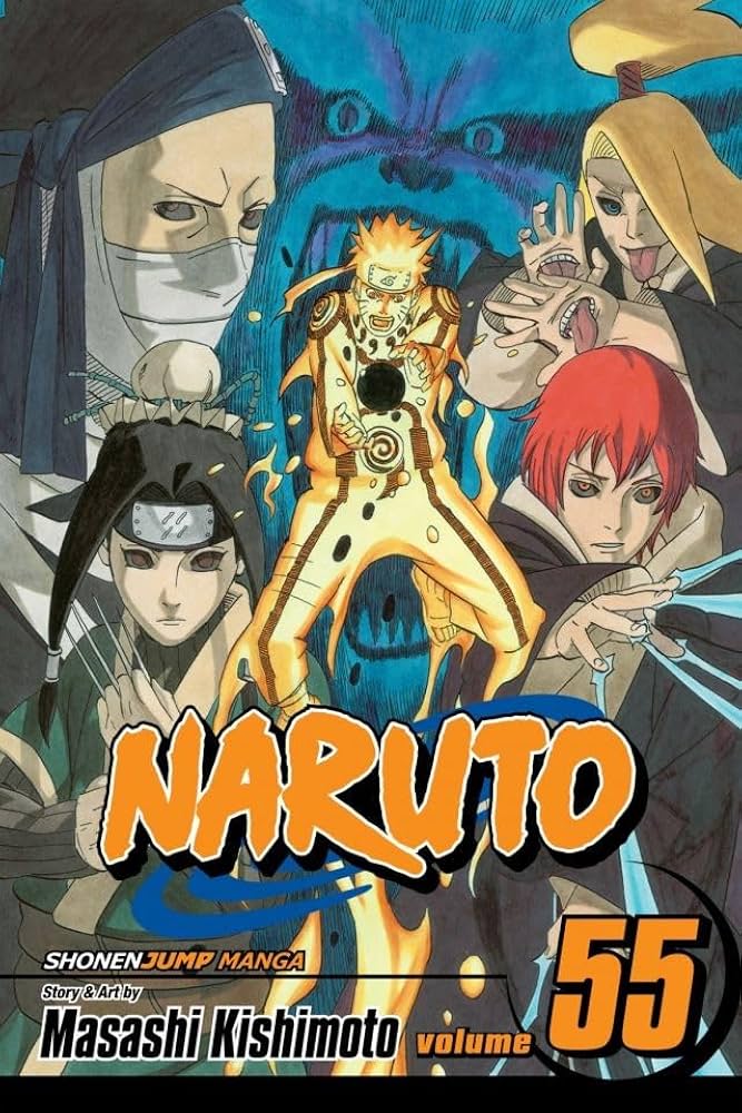 Naruto, Vol. 55 — official Viz Media edition cover