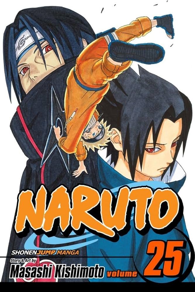 Naruto, Vol. 25 — official Viz Media edition cover