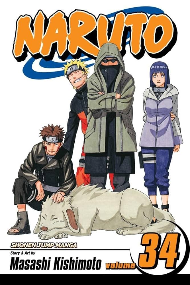 Naruto, Vol. 34 — official Viz Media edition cover