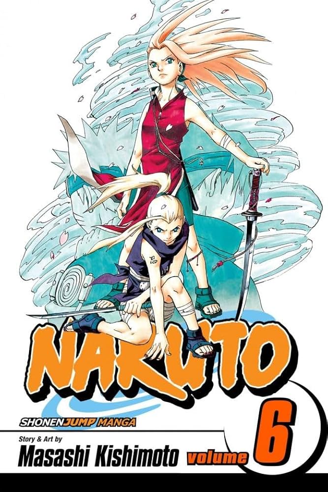 Naruto, Vol. 6 — official Viz Media edition cover