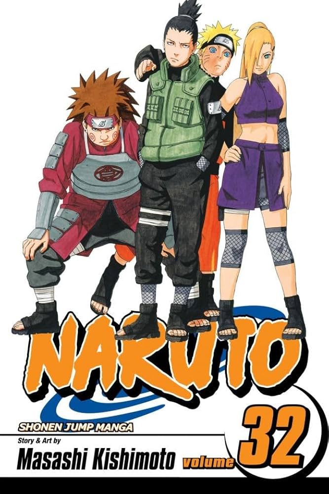 Naruto, Vol. 32 — official Viz Media edition cover