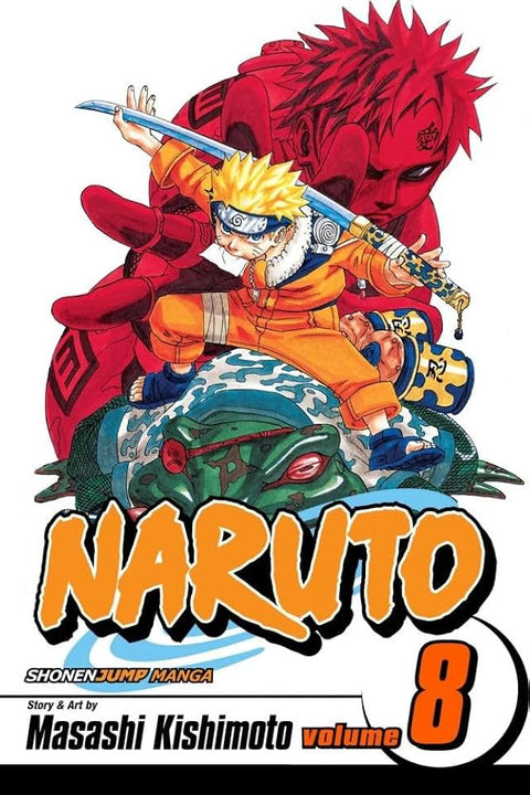 Naruto, Vol. 8 — Viz Media cover