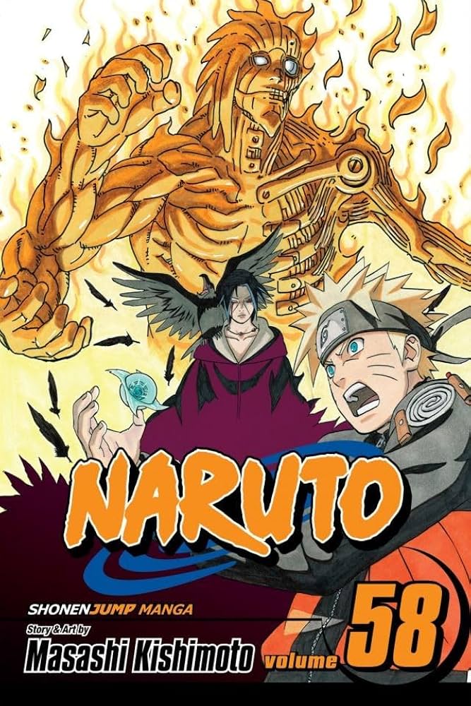 Naruto, Vol. 58 — official Viz Media edition cover