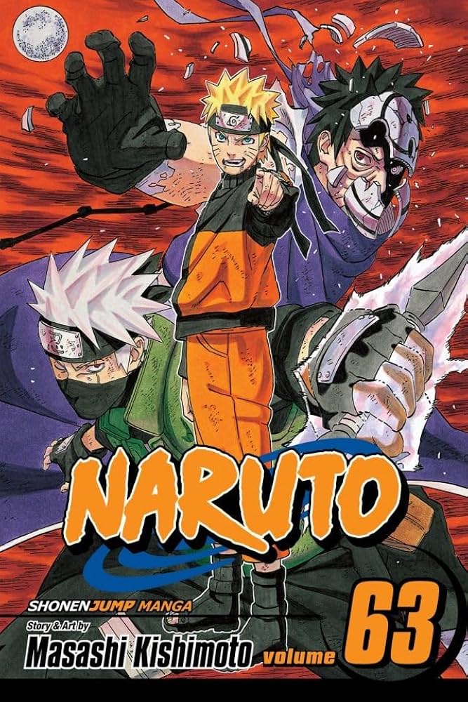 Naruto, Vol. 63 — official Viz Media edition cover