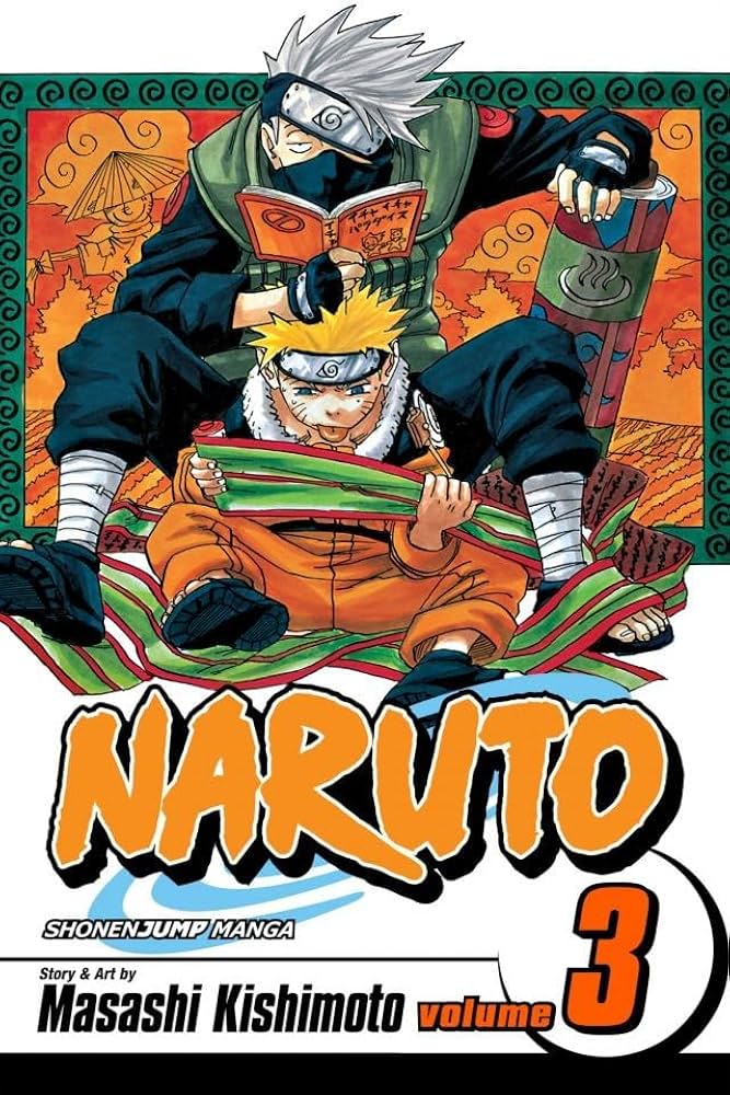 Naruto, Vol. 3 — official Viz Media edition cover