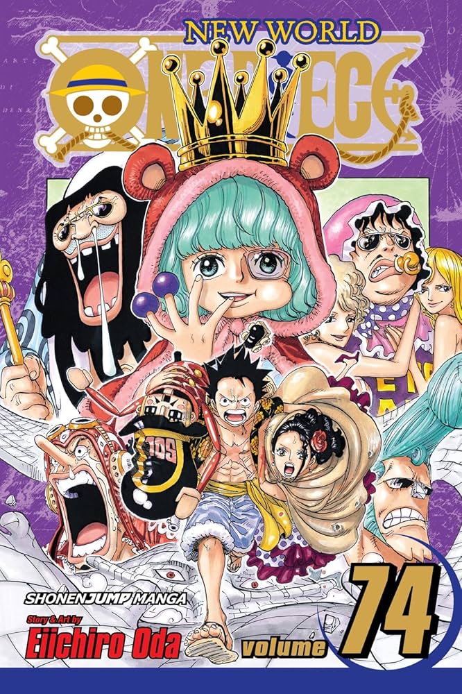 One Piece, Vol. 74 — official Viz Media edition cover