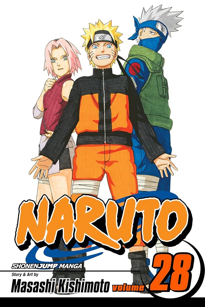 Naruto, Vol. 28 — official Viz Media edition cover