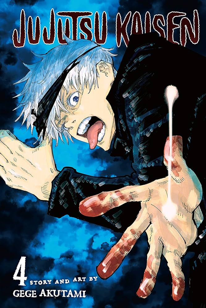 Jujutsu Kaisen, Vol. 4 — official Viz Media edition cover