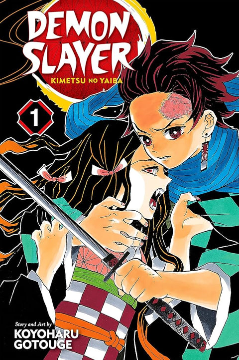 Demon Slayer, Vol. 1 — Viz Media cover