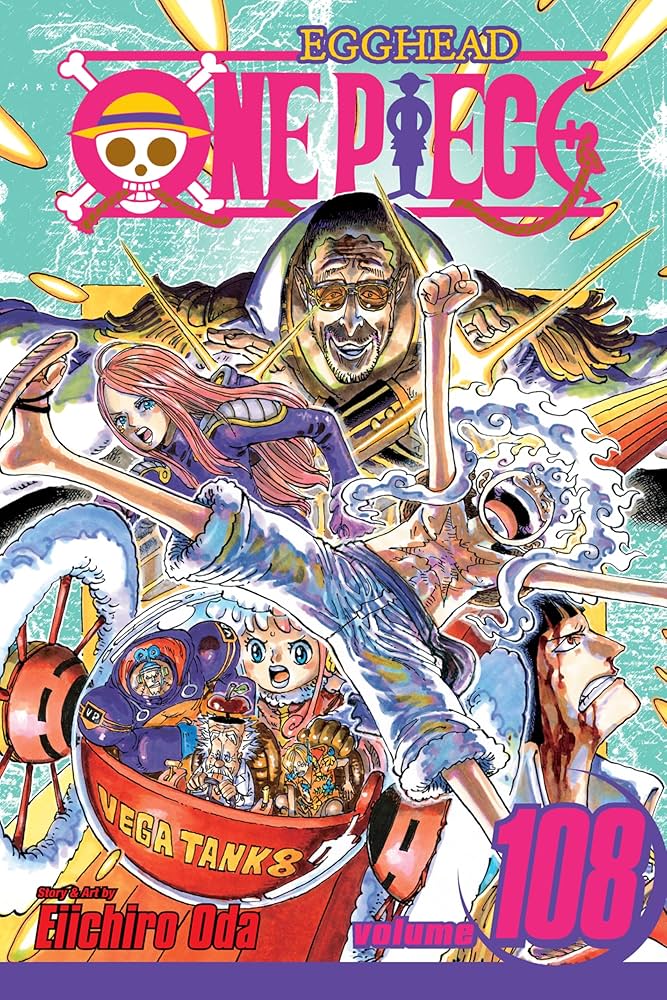 One Piece, Vol. 108 — official Viz Media edition cover