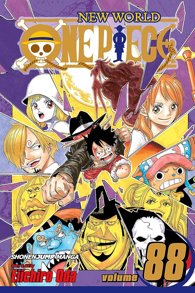 One Piece, Vol. 88 — official Viz Media edition cover