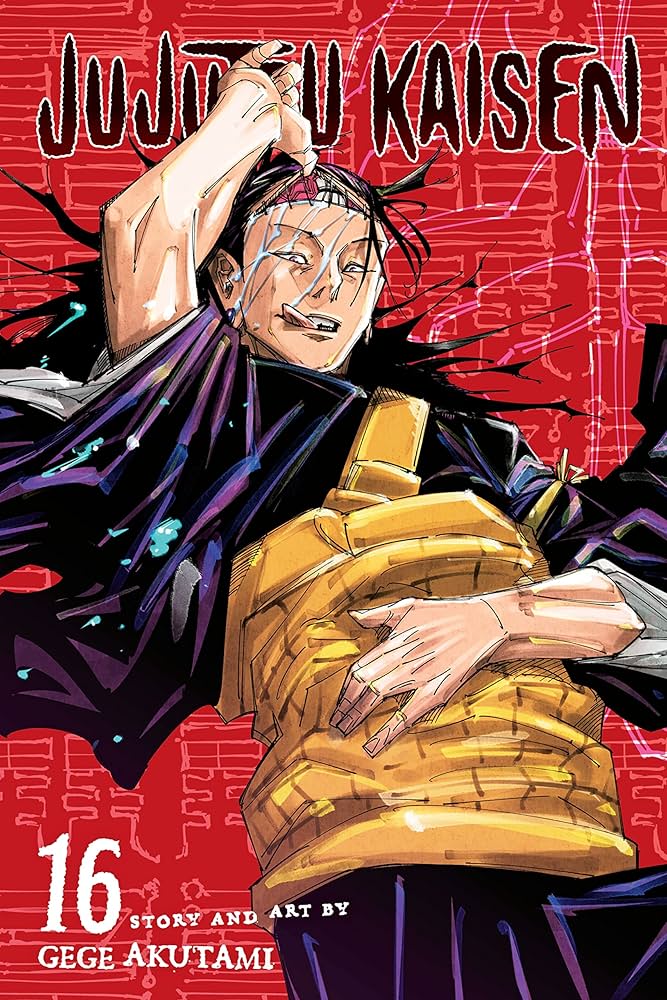 Jujutsu Kaisen, Vol. 16 — official Viz Media edition cover