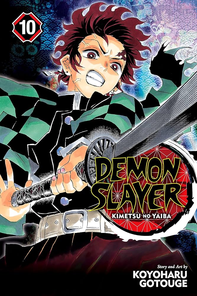Demon Slayer, Vol. 10 — official Viz Media edition cover