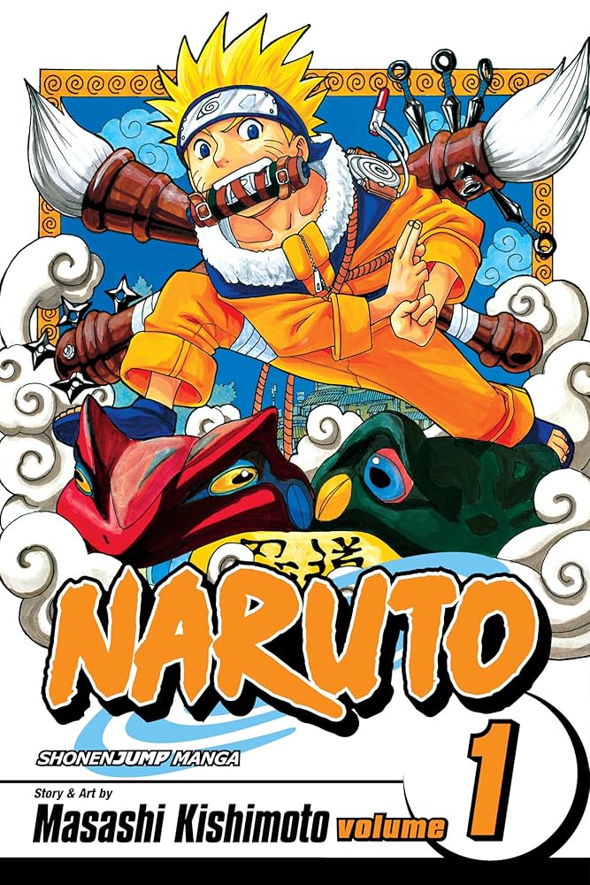 Naruto, Vol. 1 — official Viz Media edition cover