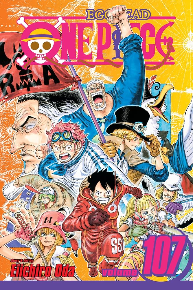 One Piece, Vol. 107 — official Viz Media edition cover