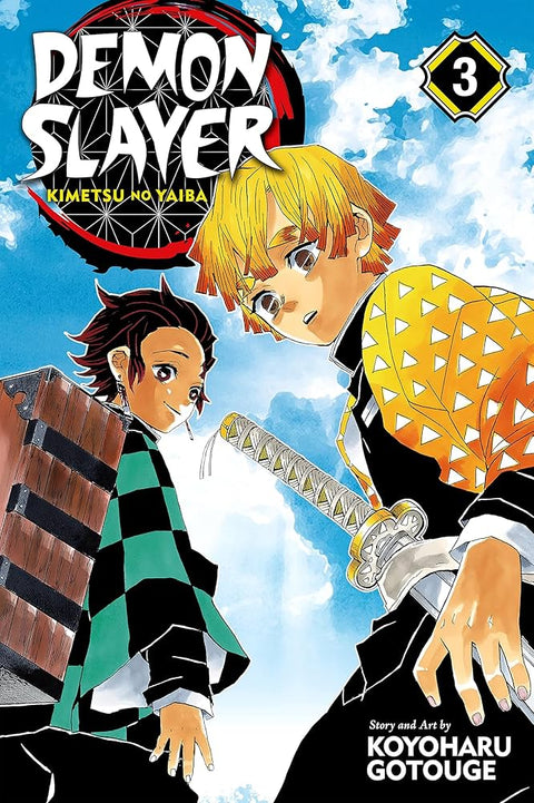 Demon Slayer, Vol. 3 — Viz Media cover