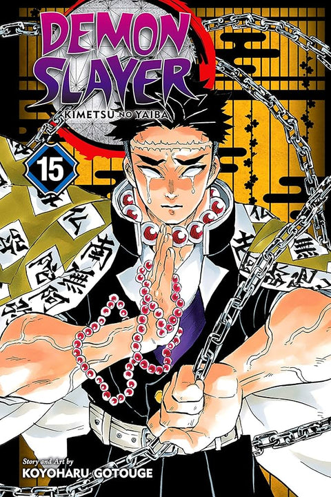 Demon Slayer, Vol. 15 — Viz Media cover