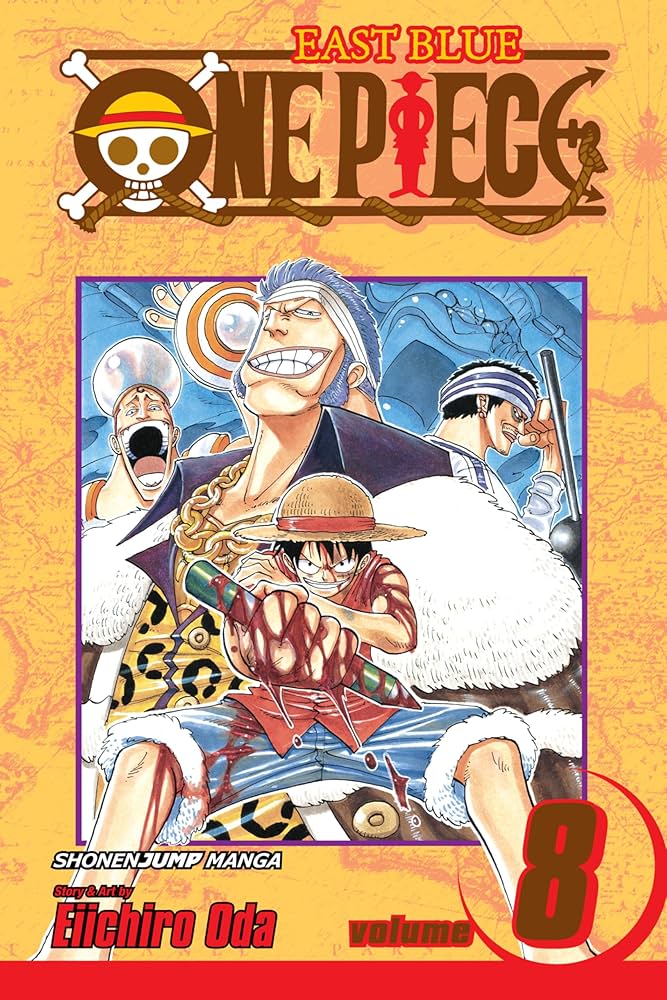 One Piece, Vol. 8 — official Viz Media edition cover