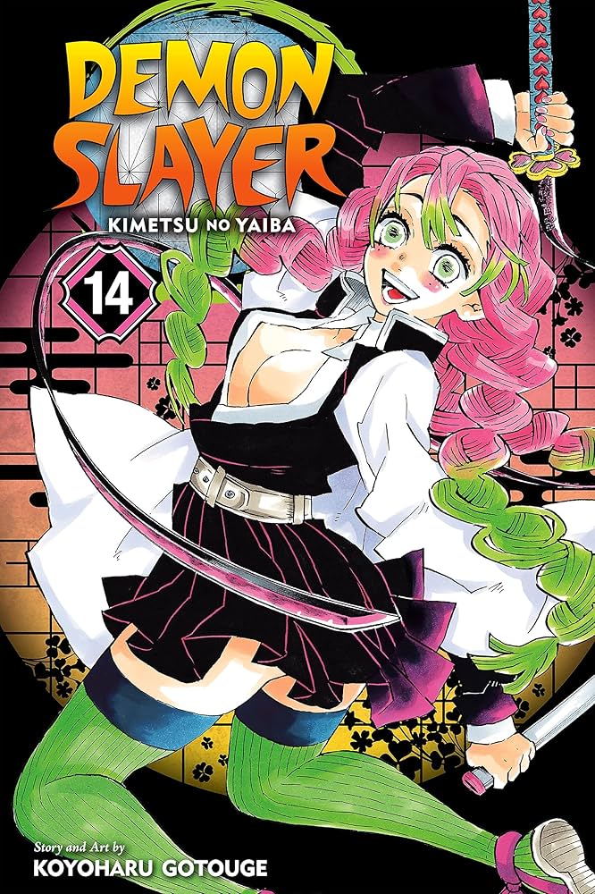 Demon Slayer, Vol. 14 — official Viz Media edition cover