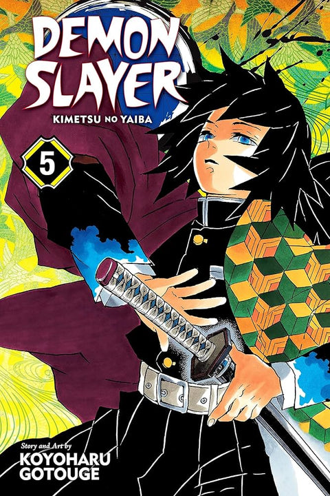 Demon Slayer, Vol. 5 — Viz Media cover