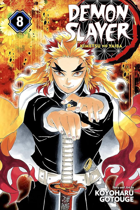 Demon Slayer, Vol. 8 — Viz Media cover