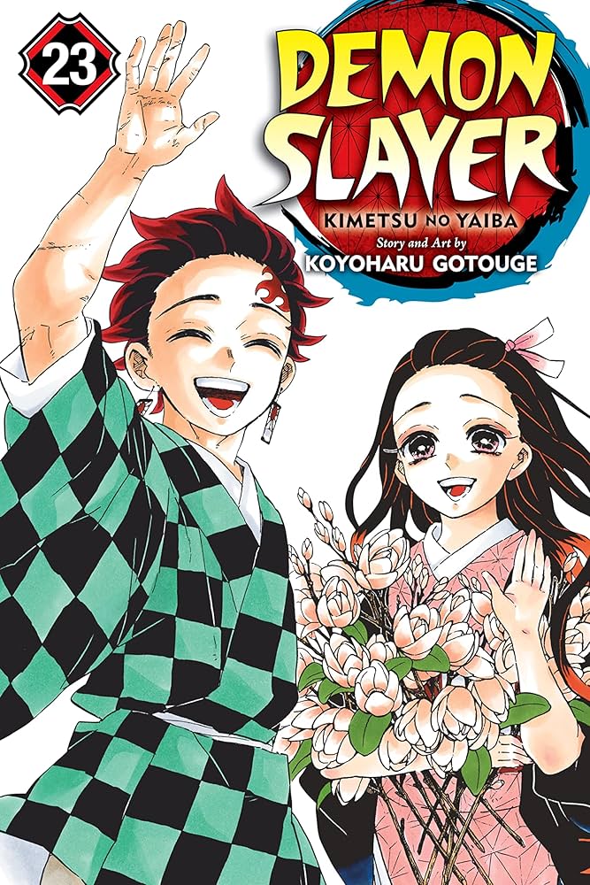Demon Slayer, Vol. 23 — official Viz Media edition cover