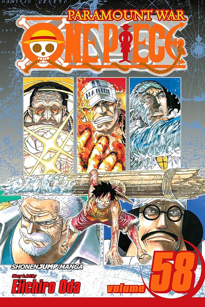 One Piece, Vol. 58 — official Viz Media edition cover