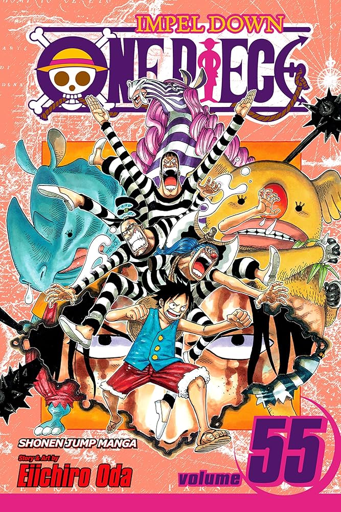 One Piece, Vol. 55 — official Viz Media edition cover